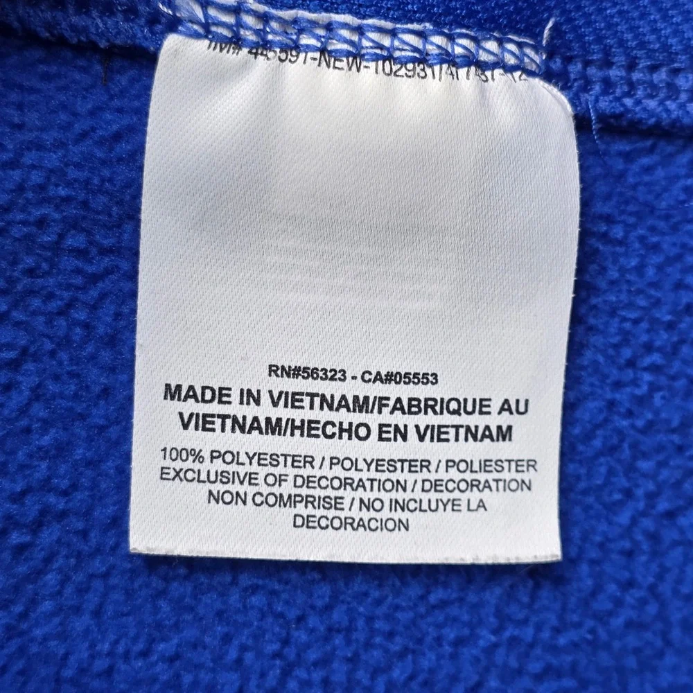 Nike‎ Golf Pullover Mens Large Blue 1/4 Zip Therma-FIT Tour Performance Fleece